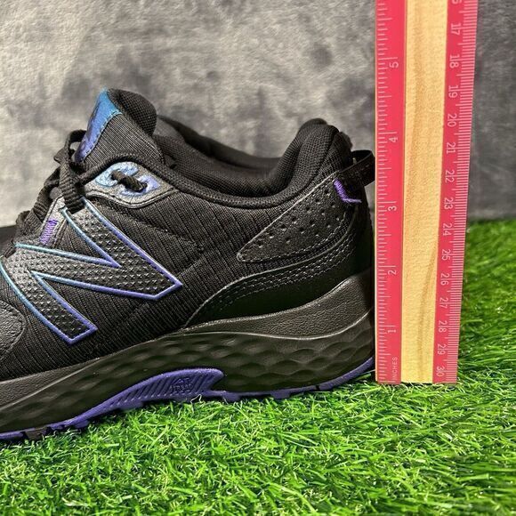 New Balance 410v7 Womens 9 Black Blue Shoes Sneaker Running Athletic‎ Trail Hike - Picture 6 of 13